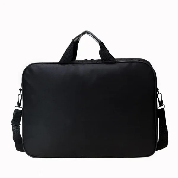 15.6 Inch 17 In Laptop Bag Business Portable Nylon Computer Handbags Laptop Shoulder Handbag Zipper Shoulder Simple Style - Image 4