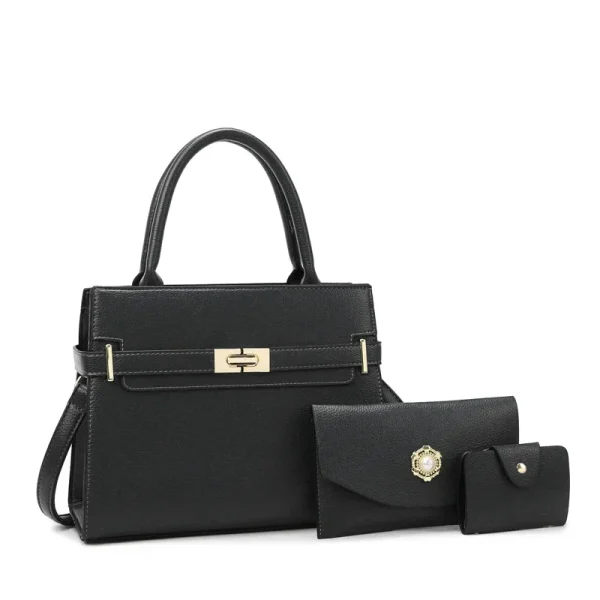3-piece Suit Women's Handbag Large Capacity Bags Luxury Shoulder Crossbody Bags Small Coin Purse Quality Leather Sac A Main - Image 12