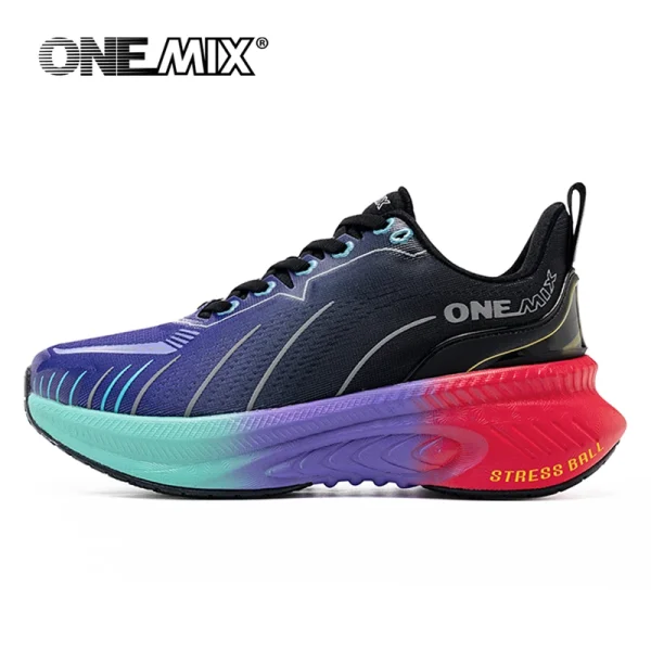 ONEMIX New Cushioning Running Shoes For Men Suitable Heavy Runners Lace Up Sports Women Non-slip Outdoor Athletic Male Sneakers - Image 9