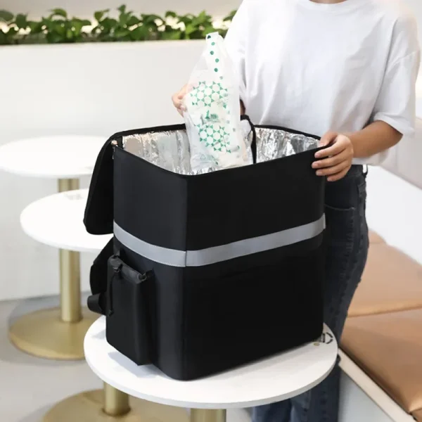 35L Extra Large Thermal Food Bag Cooler Bag Refrigerator Box Fresh Keeping Food Delivery Backpack Insulated Cool Bag - Image 4