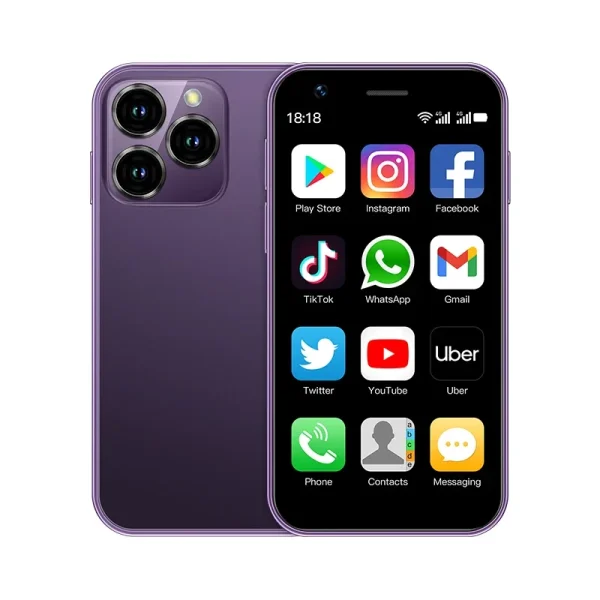 SOYES XS16 Mini 4G LTE Android10.0 Smartphone 3GB RAM 64GB ROM 3" Display 5MP Camera Dual SIM With Play Store WhatsAPP - Image 7