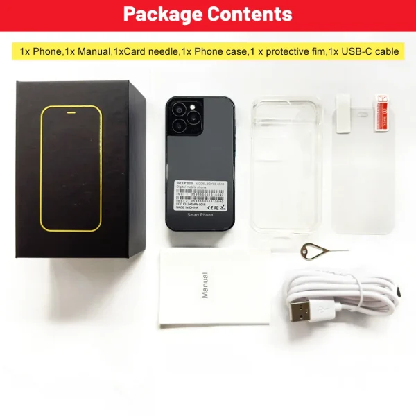 SOYES XS16 Mini 4G LTE Android10.0 Smartphone 3GB RAM 64GB ROM 3" Display 5MP Camera Dual SIM With Play Store WhatsAPP - Image 5