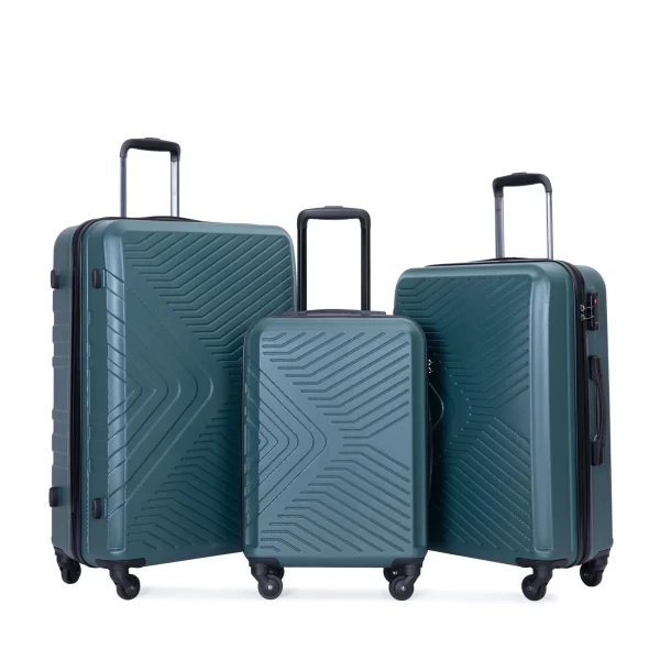 Travelhouse Luggage Set 3 Piece Suitcase Set Double Spinner Wheels TSA Lock Carry-on luggage Clearance (20inch 24inch 28inch) - Image 8