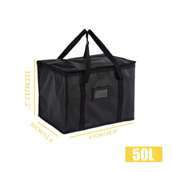 Insulated Thermal Cooler Bag Drink Storage Large Chilled Bags Cool Lunch Foods Lunch Box Zip Picnic Tin Foil Food panier repas - Image 9
