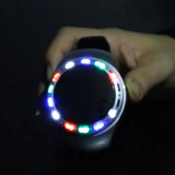 New U6 Wrist Watch Bluetooth Speaker With FM Radio Portable Outdoor Sports Running Wearable Mini Speaker Wireless Subwoofer - Image 3