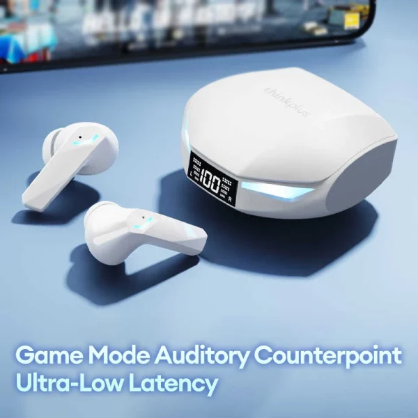 New Lenovo GM2 PRO MAX Wireless Bluetooth 5.4 Earphones LED Digital Display Waterproof Earbuds Noise Cancelling Gaming Headset - Image 4