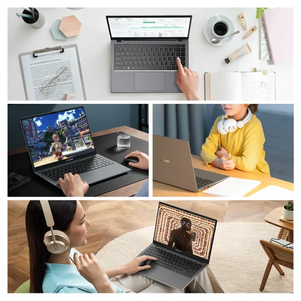 CHUWI GemiBook XPro 14inch UHD Screen Laptop 8GB RAM 256GB SSD Intel Celeron N100 Windows 11 Computer with Cooling Fan Notebook - Image 7