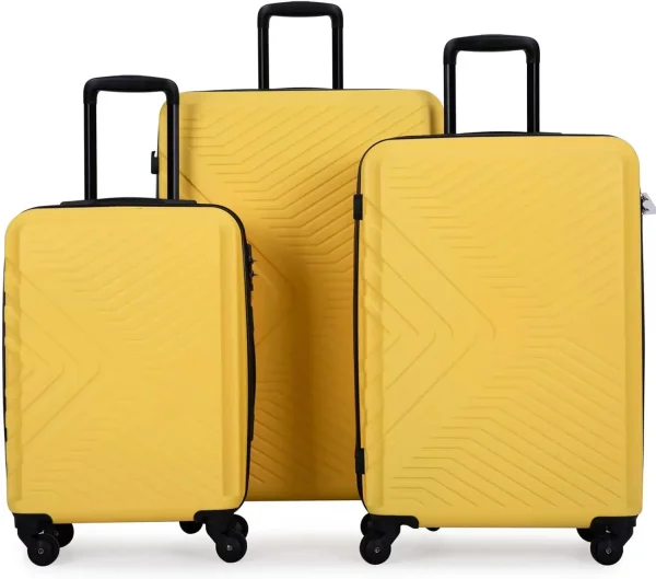 Travelhouse Luggage Set 3 Piece Suitcase Set Double Spinner Wheels TSA Lock Carry-on luggage Clearance (20inch 24inch 28inch) - Image 10