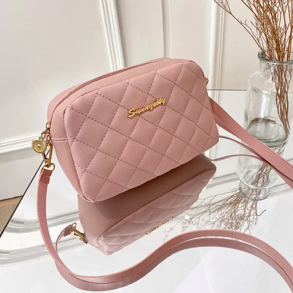 2023 Tassel Small Messenger Bag For Women Trend Lingge Embroidery Camera Female Shoulder Bag Fashion Chain Ladies Crossbody Bags - Image 11