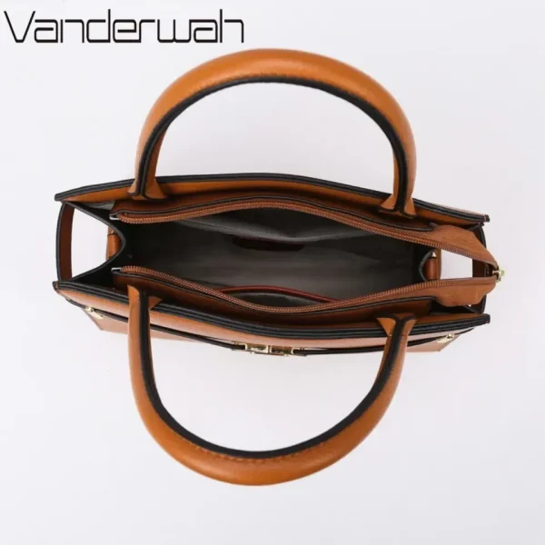 3-piece Suit Women's Handbag Large Capacity Bags Luxury Shoulder Crossbody Bags Small Coin Purse Quality Leather Sac A Main - Image 6
