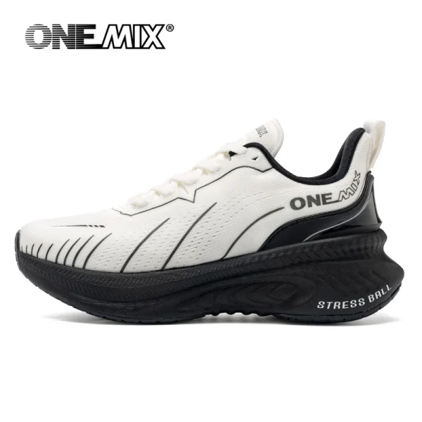ONEMIX New Cushioning Running Shoes For Men Suitable Heavy Runners Lace Up Sports Women Non-slip Outdoor Athletic Male Sneakers - Image 14