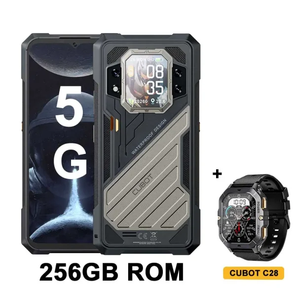 CUBOT KINGKONG X, Rugged Smartphone 5G, 32GB RAM(16GB+16GB), 256/512GB ROM, 10200mAh, 6.583-Inch 120Hz Screen, NFC,WiFi 6, 100MP - Image 8