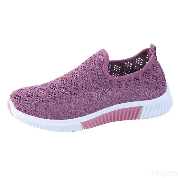 New Fashion Mesh Shoes Women Shoes Mesh Sports Shoes Breathable Flats Soft Sole Casual Sneakers 2024 - Image 5