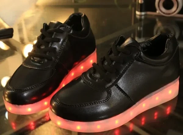 Luminous Sneakers for Women Casual Shoes Led Glowing Shoes for Men Fashion Flat Running Sneakers LED Rechargeable Couple's Shoes - Image 16
