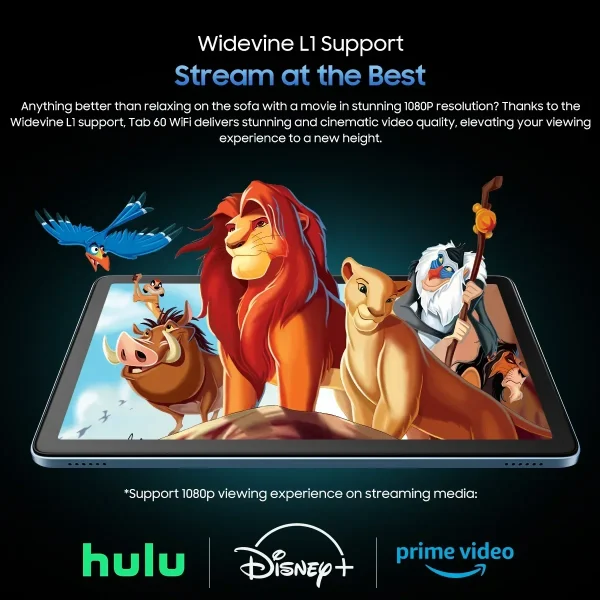 2025 New Blackview Tab 60 WIFI Tablet 10.1Inch IPS Display Widevine L1 Android 14 5100mAh Battery 12GB(4+8Expand) 128GB PC Pad - Image 5