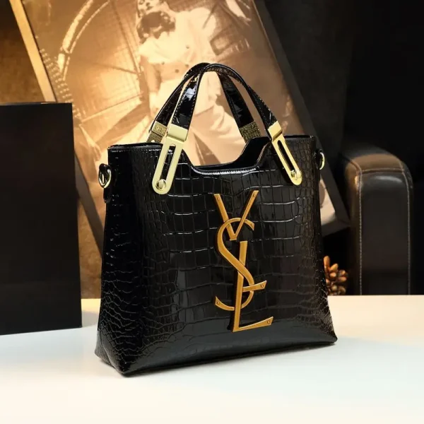 2025 new all-match alligator print atmosphere middle-aged women bag large capacity Tote bag - Image 2