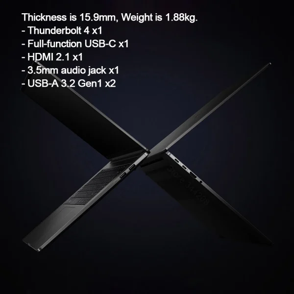 XIAOMI Redmi Book Pro 16 2024 Laptop Intel Ultra5 125H 7 155H RAM 32GB SSD 1TB 16"Inch 3.1K 165Hz Notebook Ultrabook Computer PC - Image 6