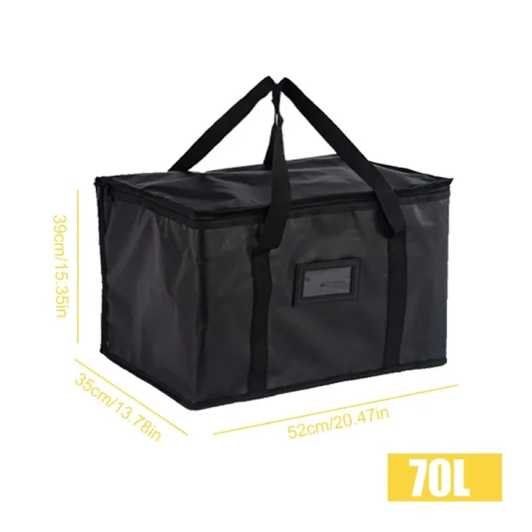Insulated Thermal Cooler Bag Drink Storage Large Chilled Bags Cool Lunch Foods Lunch Box Zip Picnic Tin Foil Food panier repas - Image 10
