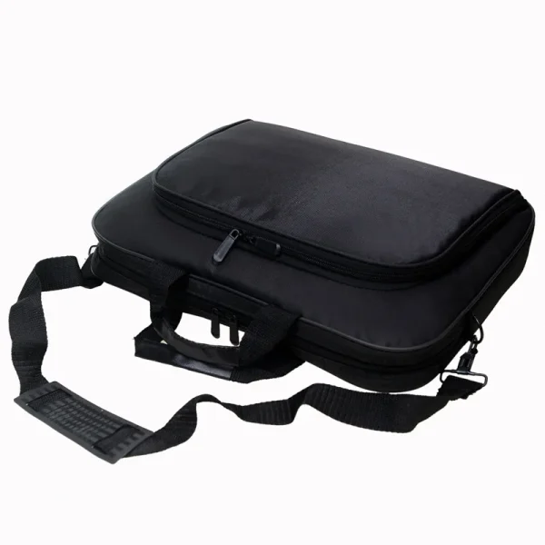 15.6 Inch 17 In Laptop Bag Business Portable Nylon Computer Handbags Laptop Shoulder Handbag Zipper Shoulder Simple Style - Image 3