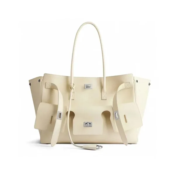 Brand Black Bag Large Capacity Travel Luggage Bag High Quality Square Buckle Design Shoulder Luxury Handbag Shopper Women Bag - Image 9