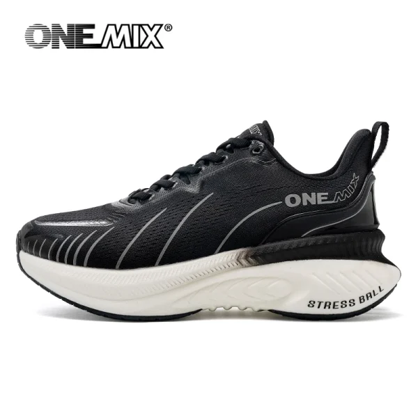 ONEMIX New Cushioning Running Shoes For Men Suitable Heavy Runners Lace Up Sports Women Non-slip Outdoor Athletic Male Sneakers - Image 16