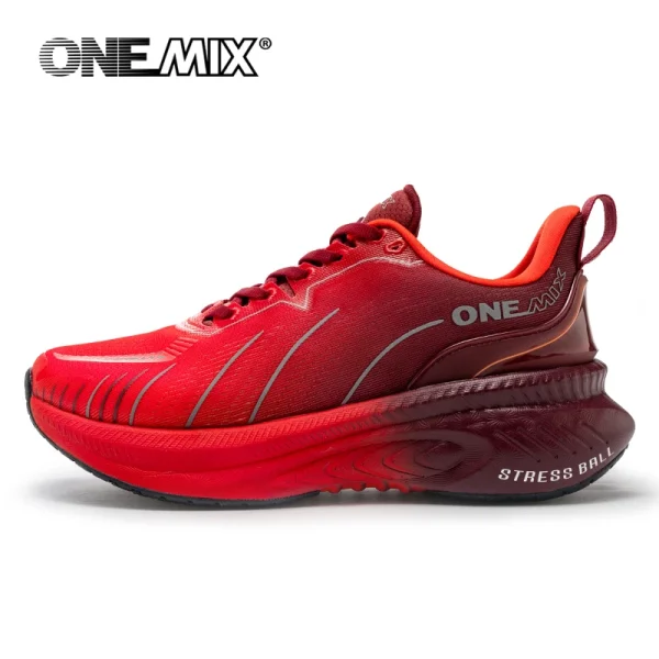 ONEMIX New Cushioning Running Shoes For Men Suitable Heavy Runners Lace Up Sports Women Non-slip Outdoor Athletic Male Sneakers - Image 15