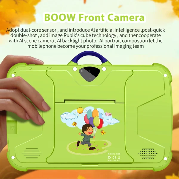 2025 New 5G WiFi 7 Inch Tablet For Children Learning Education Kids' tablets Quad Core 4GB RAM 64GB ROM Dual Cameras Android 13 - Image 6