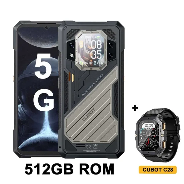 CUBOT KINGKONG X, Rugged Smartphone 5G, 32GB RAM(16GB+16GB), 256/512GB ROM, 10200mAh, 6.583-Inch 120Hz Screen, NFC,WiFi 6, 100MP - Image 9