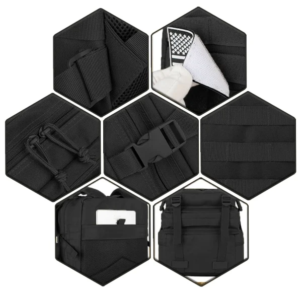 QT&QY 30/50L Tactical Backpacks Man Traveling Bags Survival Outdoor 3P Assault Pack EDC Molle Pack hiking Trekking Hunting Bag - Image 6