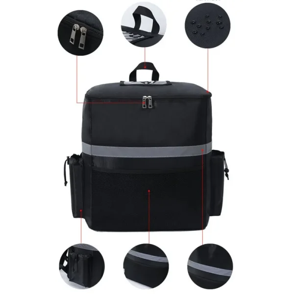 35L Extra Large Thermal Food Bag Cooler Bag Refrigerator Box Fresh Keeping Food Delivery Backpack Insulated Cool Bag - Image 6