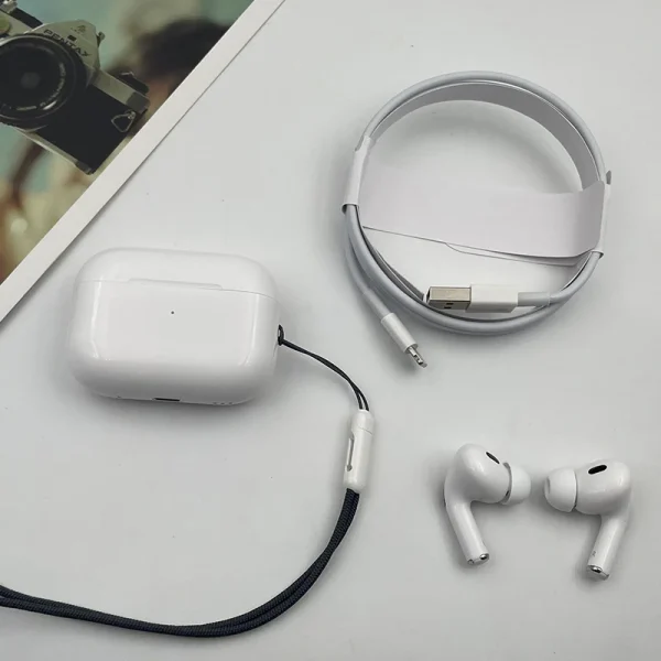 Original Apple Airpods Pro2 3 USB-C Wireless Bluetooth Earbuds Active Noise Cancellation with Charging Case for IPhone iPad - Image 8