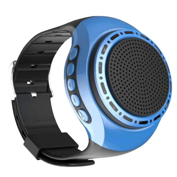 New U6 Wrist Watch Bluetooth Speaker With FM Radio Portable Outdoor Sports Running Wearable Mini Speaker Wireless Subwoofer - Image 9