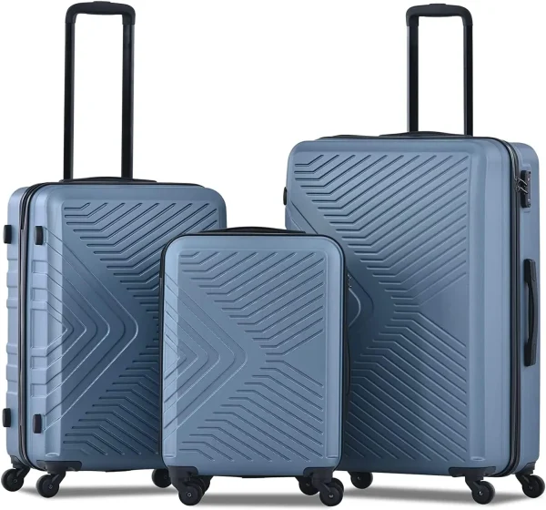 Travelhouse Luggage Set 3 Piece Suitcase Set Double Spinner Wheels TSA Lock Carry-on luggage Clearance (20inch 24inch 28inch) - Image 15