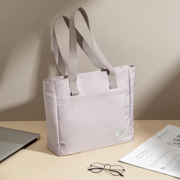 Shockproof Canvas Women Laptop Tote Bag 14 inch for Macbook Air Pro Huawei Dell ASUS Acer XiaoMi HP Notebook Handbags Briefcase - Image 8