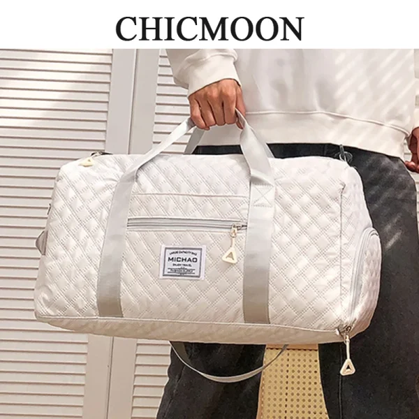 Travel Duffle bag Travel Sport Duffle Bag for Gym Waterproof Carry On Bag Large Capacity Overnight Bags for Women - Image 6