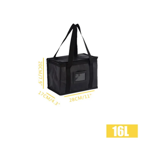 Insulated Thermal Cooler Bag Drink Storage Large Chilled Bags Cool Lunch Foods Lunch Box Zip Picnic Tin Foil Food panier repas - Image 7