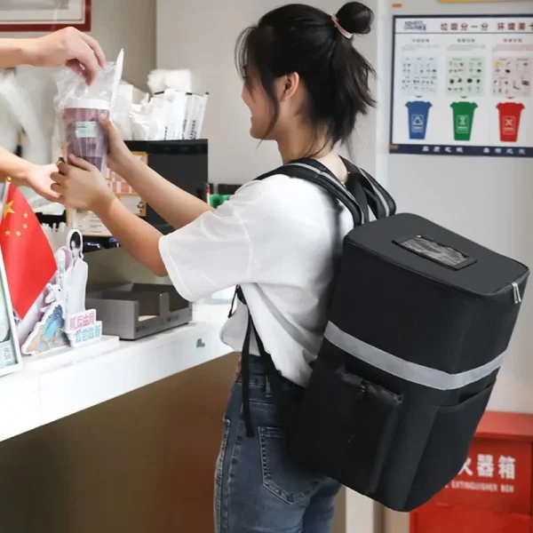 35L Extra Large Thermal Food Bag Cooler Bag Refrigerator Box Fresh Keeping Food Delivery Backpack Insulated Cool Bag - Image 3