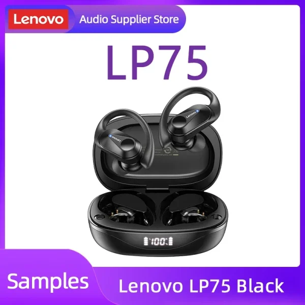 Original Lenovo LP75 TWS Bluetooth V5.3 Headphones Wireless LED Digital Display Earphones Noise Reduction Waterproof Headset New - Image 18