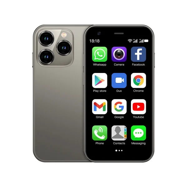 SOYES XS15 Mini Android8.1 Smart Phone 3.0 Inch Display 2GB RAM 16GB ROM Dual SIM Standby Play Store 3G Little Phone - Image 9