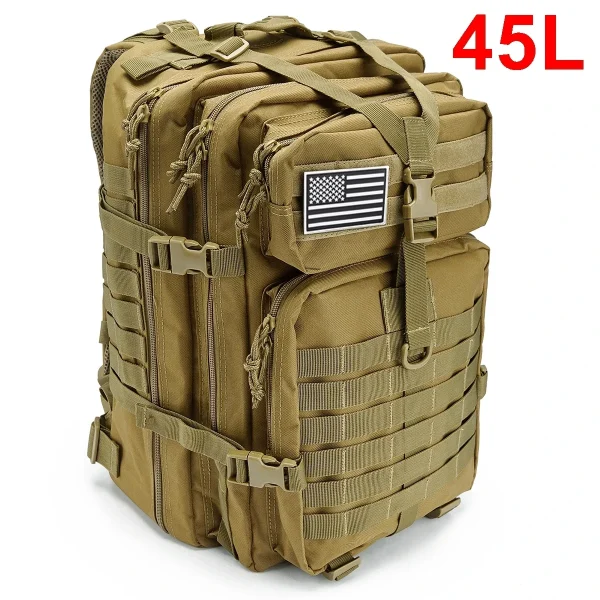 QT&QY 30/50L Tactical Backpacks Man Traveling Bags Survival Outdoor 3P Assault Pack EDC Molle Pack hiking Trekking Hunting Bag - Image 13