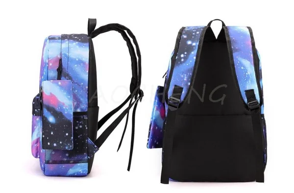 3Pcs New Sprunki Anime Print Backpack Set, With Tote and Pouch, Large Capacity Lightweight And Breathable Outdoor Knapsack - Image 5