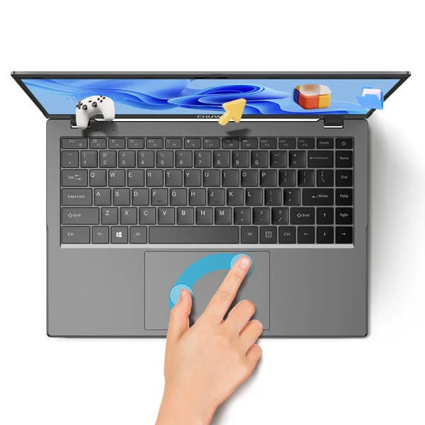 CHUWI GemiBook XPro 14inch UHD Screen Laptop 8GB RAM 256GB SSD Intel Celeron N100 Windows 11 Computer with Cooling Fan Notebook - Image 3