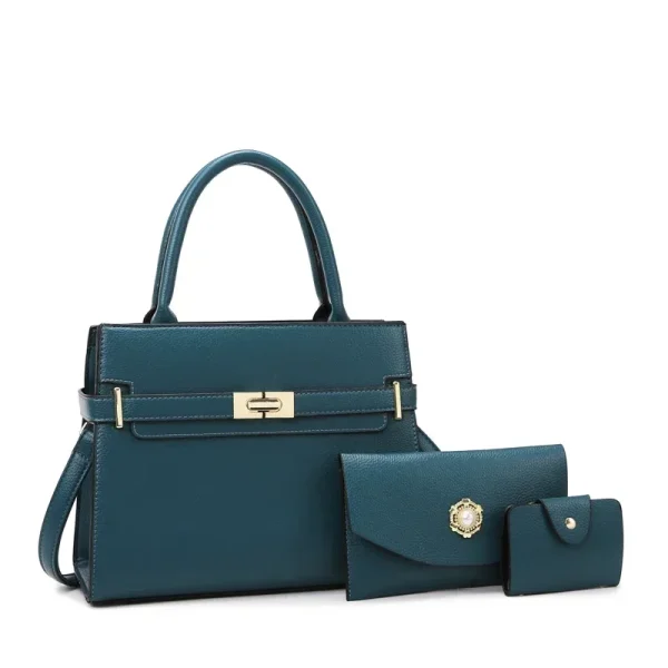 3-piece Suit Women's Handbag Large Capacity Bags Luxury Shoulder Crossbody Bags Small Coin Purse Quality Leather Sac A Main - Image 14
