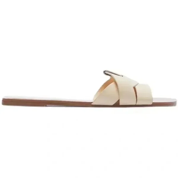Summer 2024 New Women Designer Brand Flat Slippers Woven with Comfortable Women's Shoes Casual Bottom Slippers Woman Shoes - Image 8