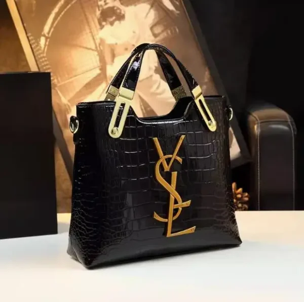 2025 new all-match alligator print atmosphere middle-aged women bag large capacity Tote bag - Image 7