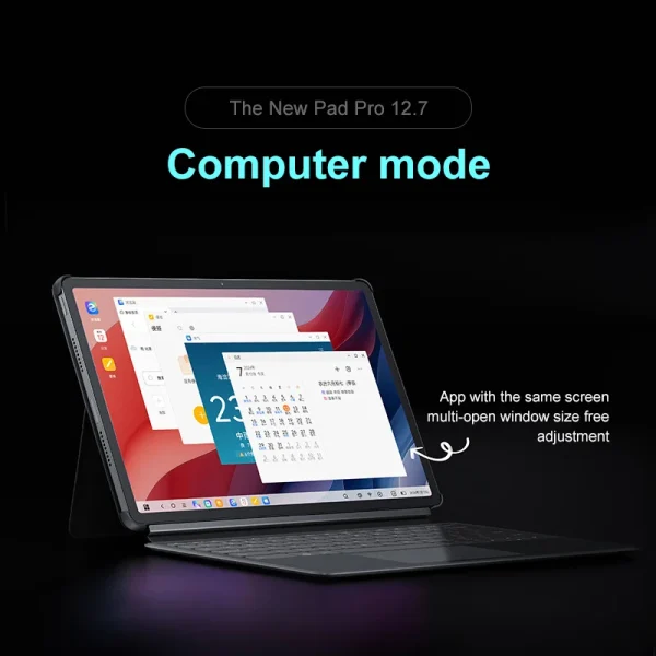 Lenovo XIAOXIN Pad Pro12.7 2025 Entertainment Office Learning Game Tablet Super Interconnection Tianji 8300 2.9k 144Hz Gray - Image 7