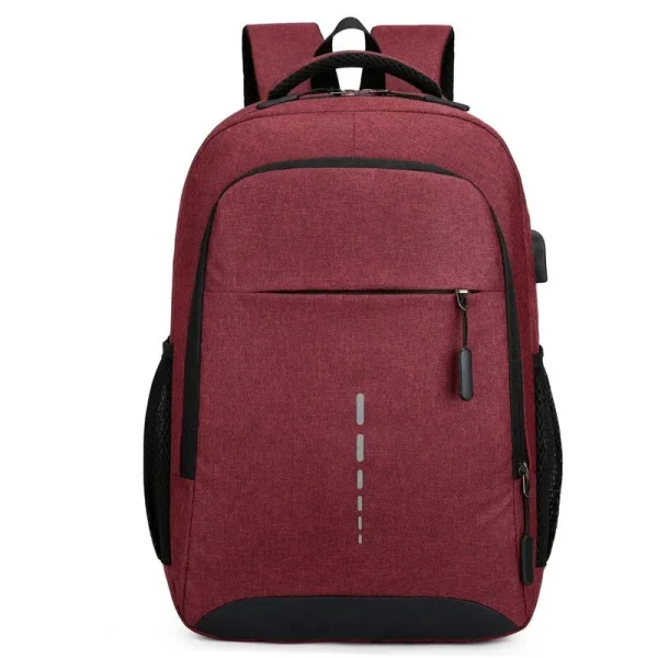 Mens BackPack LargeCapacity Simple Fashion Travel Female Student ComputerBag - Image 9