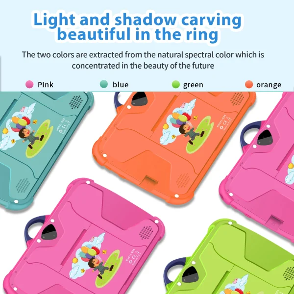 2025 New 7 Inch 5G WiFi Kids Tablets For Study Education Quad Core 4GB RAM 64GB ROM Bluetooth Dual Cameras Tablet PC Android 13 - Image 6