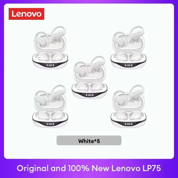 Original Lenovo LP75 TWS Bluetooth V5.3 Headphones Wireless LED Digital Display Earphones Noise Reduction Waterproof Headset New - Image 24