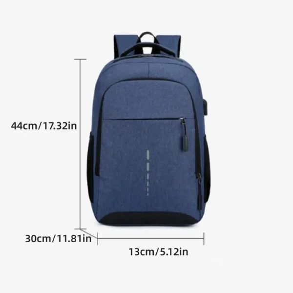 Mens BackPack LargeCapacity Simple Fashion Travel Female Student ComputerBag - Image 2